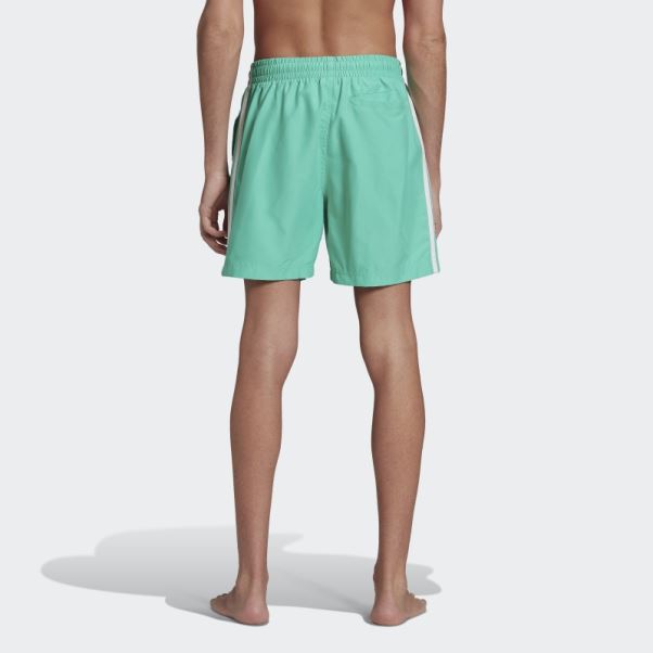 Adidas Adicolor Classics 3-stripes Short De Bain Hi-res Vert
