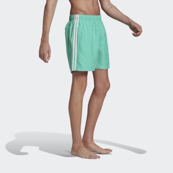Adidas Adicolor Classics 3-stripes Short De Bain Hi-res Vert