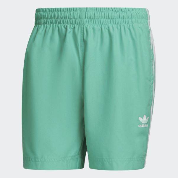 Adidas Adicolor Classics 3-stripes Short De Bain Hi-res Vert