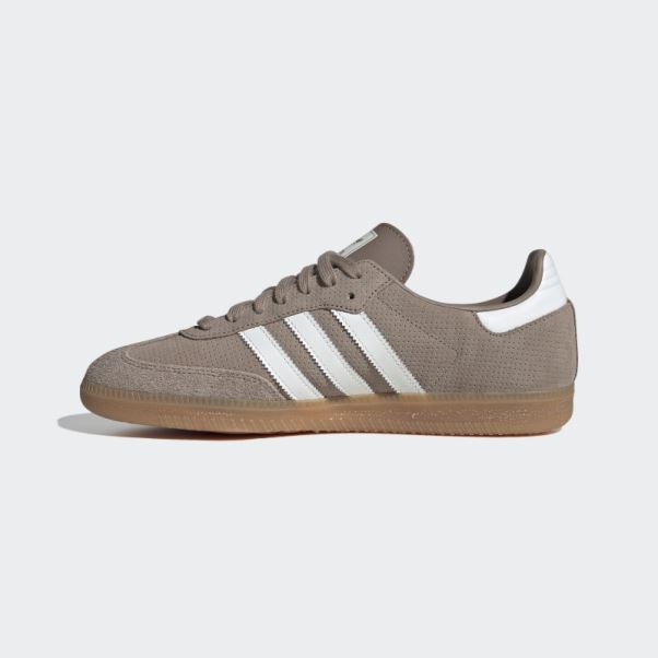 Chaussures Samba Og Adidas Craie Marron