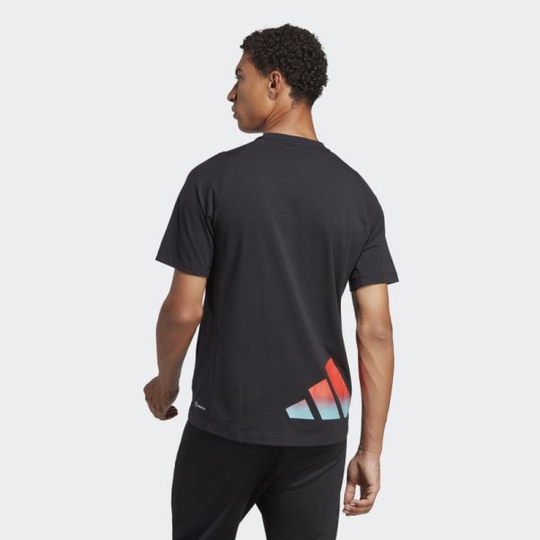 T-shirt D'entraînement à Logo à 3 Barres Train Icons Noir Adidas