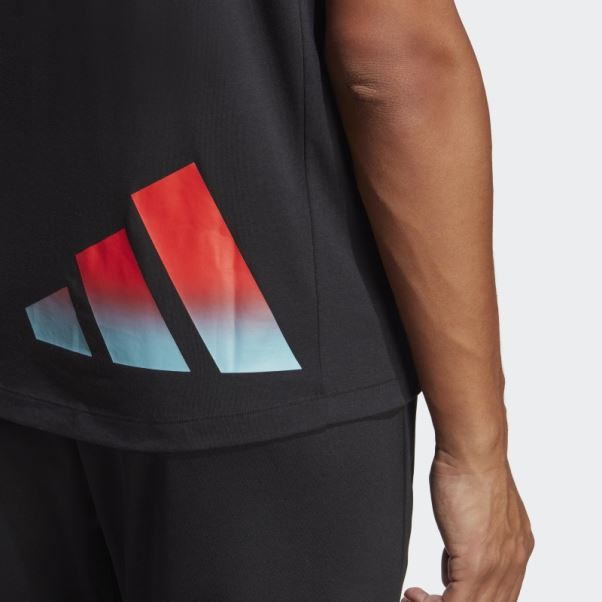 T-shirt D'entraînement à Logo à 3 Barres Train Icons Noir Adidas