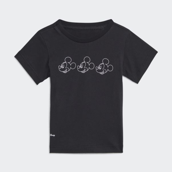 Tee Shirt Disney Mickey Et Ses Amis Noir Adidas