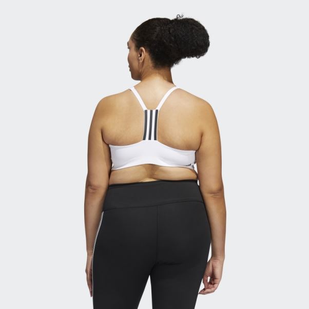 Soutien-gorge Léger D'entraînement Aeroimpact (taille Plus) Adidas Blanc