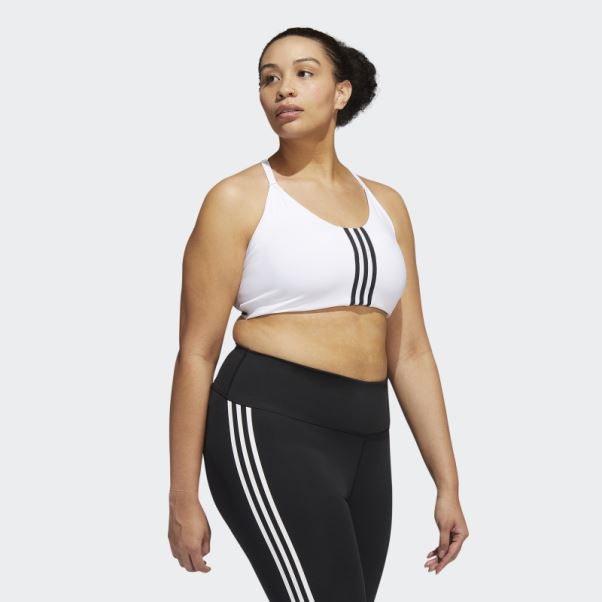 Soutien-gorge Léger D'entraînement Aeroimpact (taille Plus) Adidas Blanc