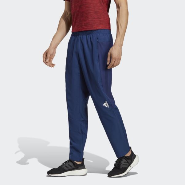 Jogging Adidas Aeroready Conçu Pour Le Mouvement Bleu Foncé