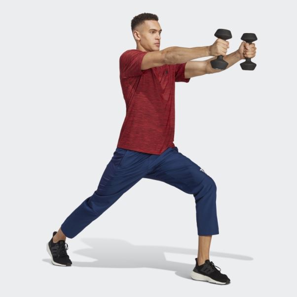 Jogging Adidas Aeroready Conçu Pour Le Mouvement Bleu Foncé