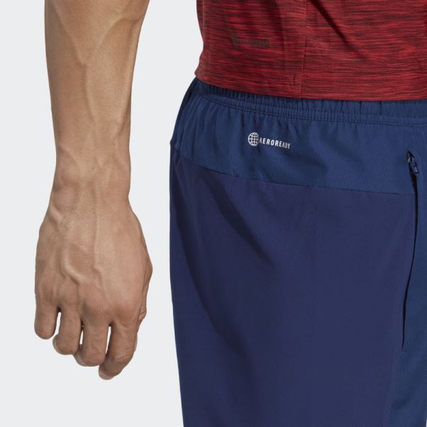 Jogging Adidas Aeroready Conçu Pour Le Mouvement Bleu Foncé