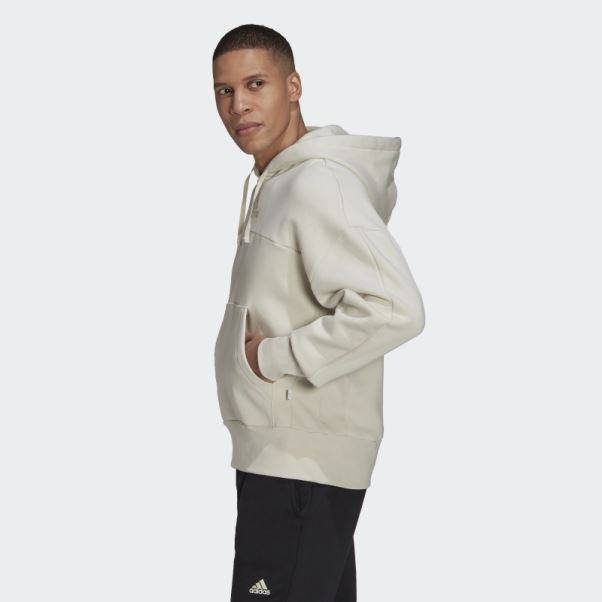 Studio Lounge Sweat à Capuche Polaire Aluminium Adidas