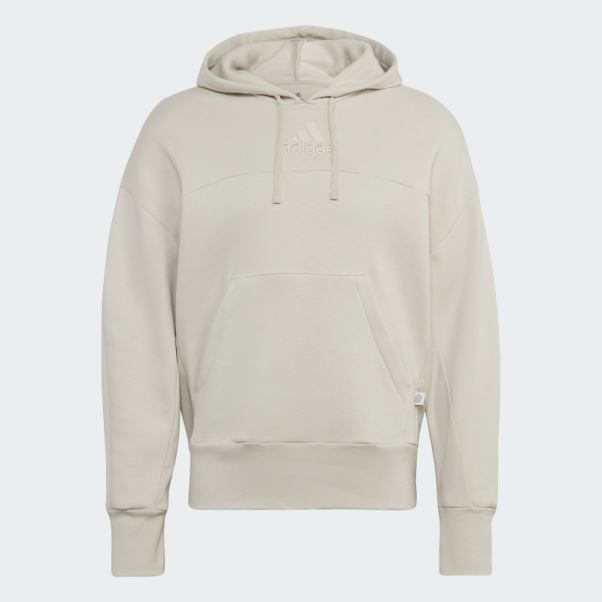 Sweat à Capuche Adidas Studio Lounge Fleece Aluminium