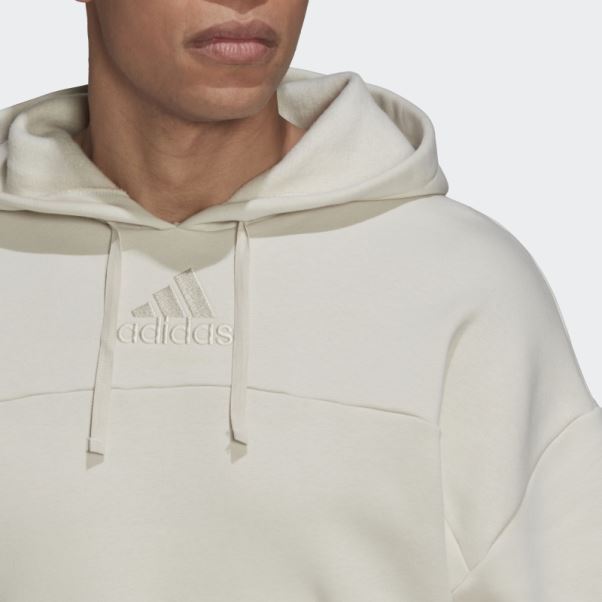 Sweat à Capuche Adidas Studio Lounge Fleece Aluminium