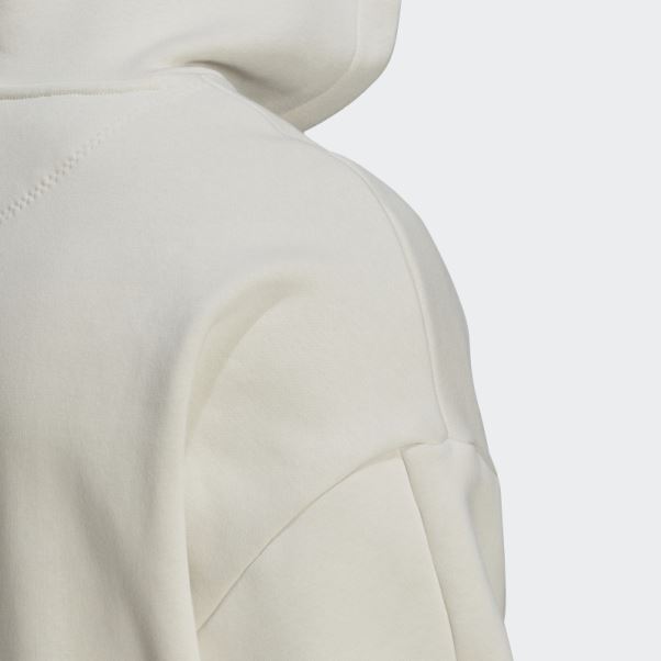 Sweat à Capuche Adidas Studio Lounge Fleece Aluminium