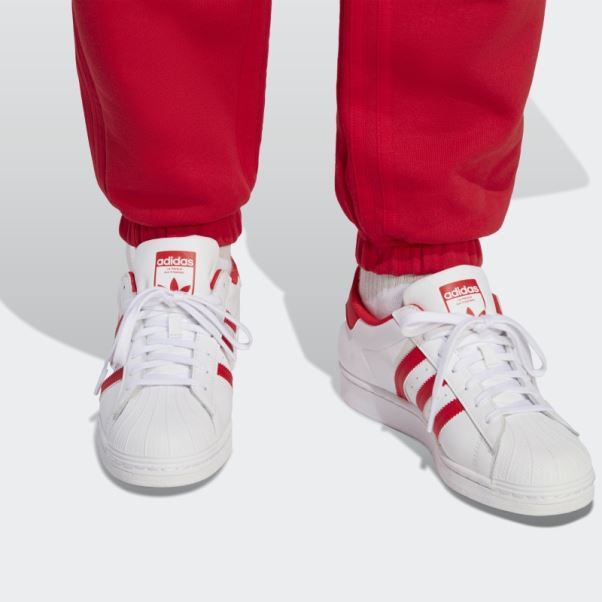 Adidas Pantalon De Jogging Essentiel écarlate