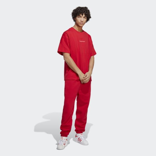 Pantalon De Survêtement Adidas Version Essentials Bleu écarlate