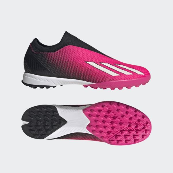 X Speedportal.3 Turf Sans Lacets Adidas Rose