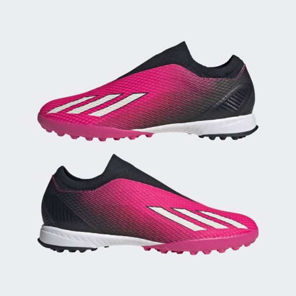 X Speedportal.3 Turf Sans Lacets Adidas Rose