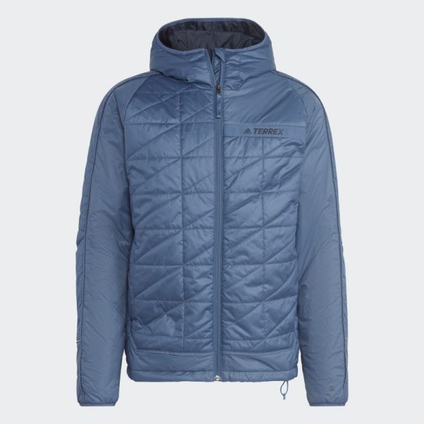 Veste à Capuche Multi Isolée Terrex Adidas Acier