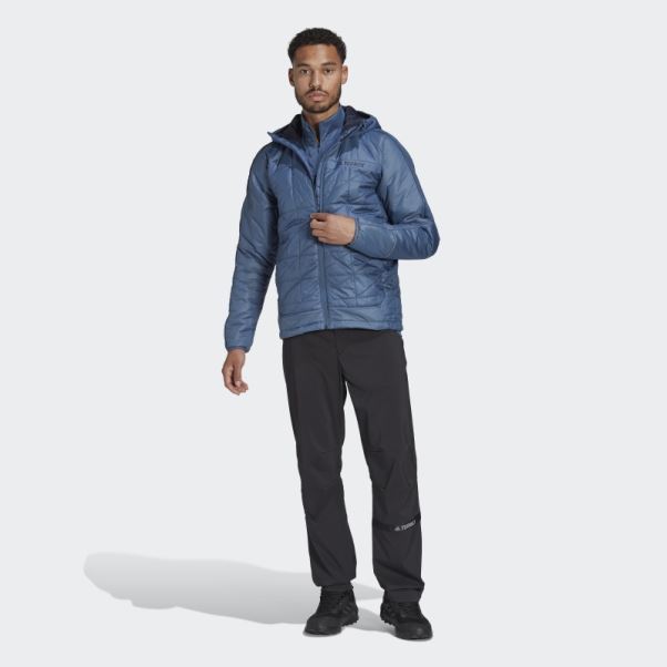 Veste à Capuche Multi Isolée Terrex Adidas Acier