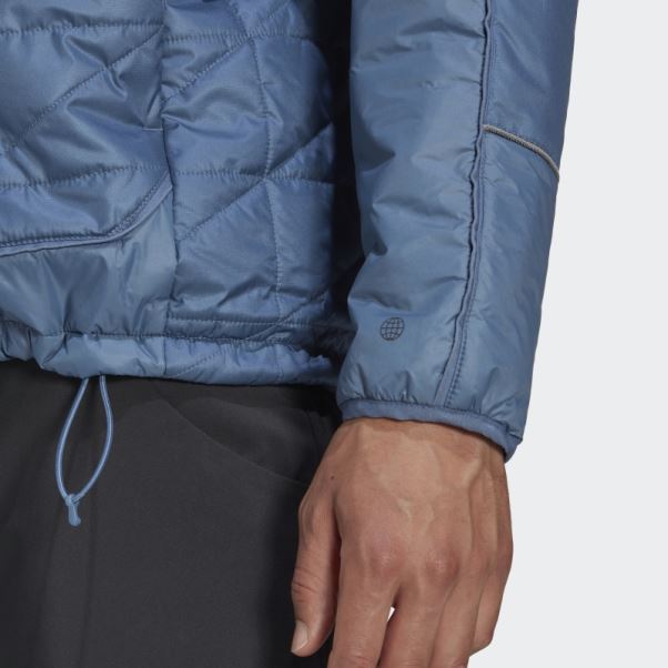 Veste à Capuche Multi Isolée Terrex Adidas Acier