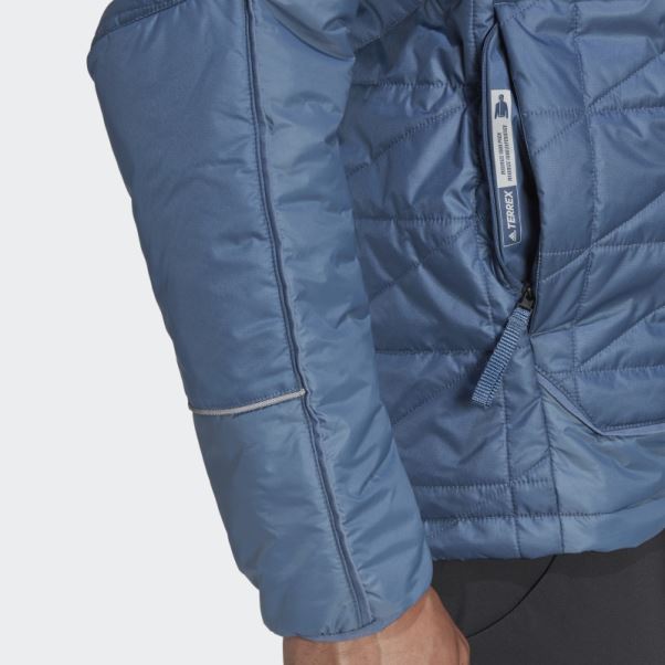 Veste à Capuche Multi Isolée Terrex Adidas Acier