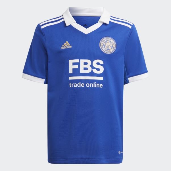 Maillot Domicile Adidas Leicester City Fc 22/23 Bleu Audacieux