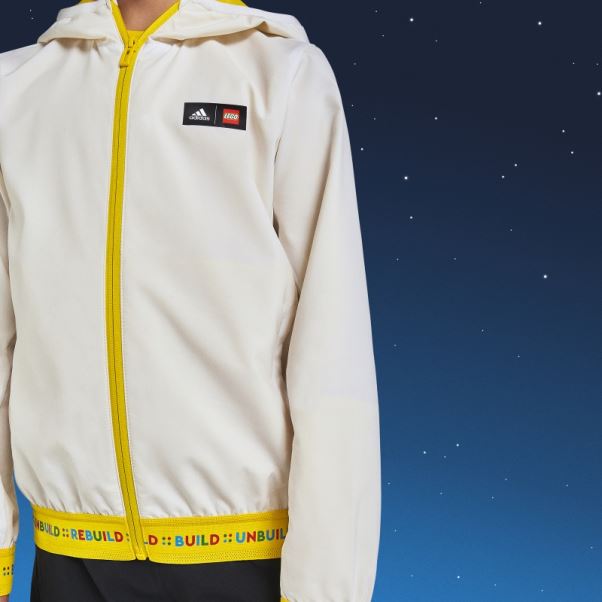 Coupe Vent Adidas X Lego Play Blanc