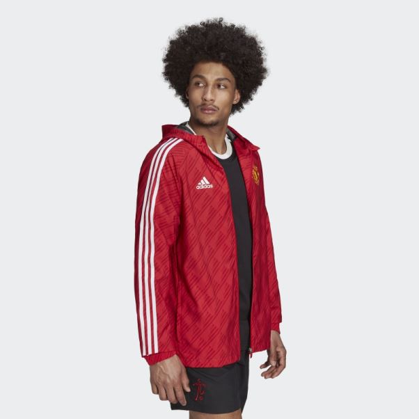 Manchester United Dna Coupe-vent Real Red Adidas