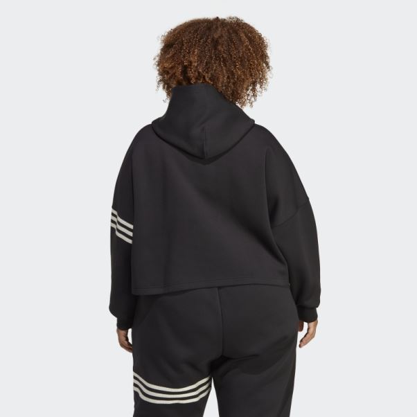 Sweat à Capuche Adicolor Neuclassics (taille Plus) Adidas Noir