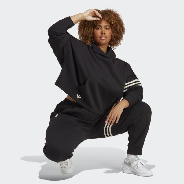 Sweat à Capuche Adicolor Neuclassics (taille Plus) Adidas Noir
