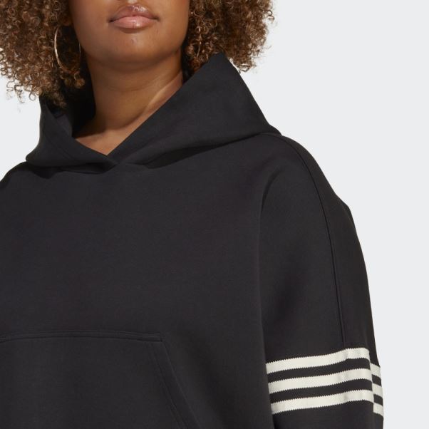Sweat à Capuche Adicolor Neuclassics (taille Plus) Adidas Noir