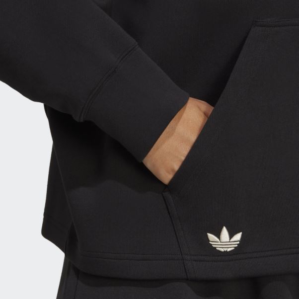 Sweat à Capuche Adicolor Neuclassics (taille Plus) Adidas Noir
