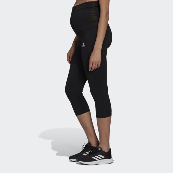 Conçu Pour Bouger Collants De Sport 3/4 (maternité) Adidas Noir