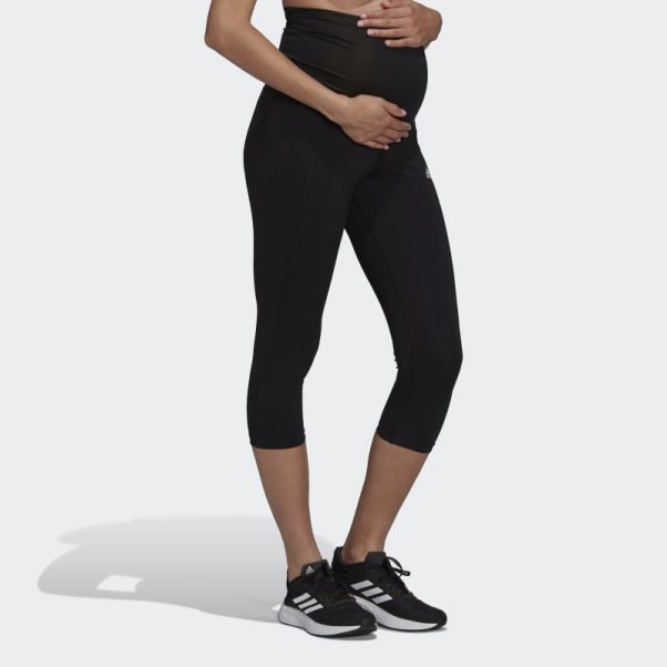 Conçu Pour Bouger Collants De Sport 3/4 (maternité) Adidas Noir
