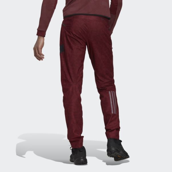 Pantalon De Survêtement Terrex Techrock Rain.rdy Adidas Rouge