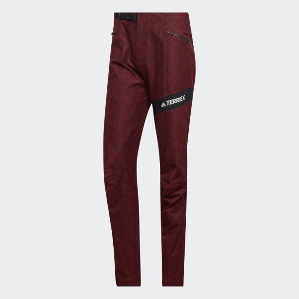 Pantalon De Survêtement Terrex Techrock Rain.rdy Adidas Rouge