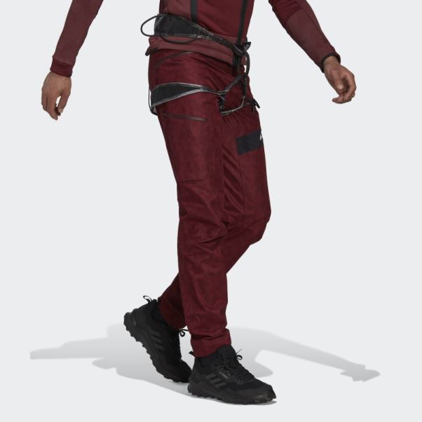 Pantalon De Survêtement Terrex Techrock Rain.rdy Adidas Rouge