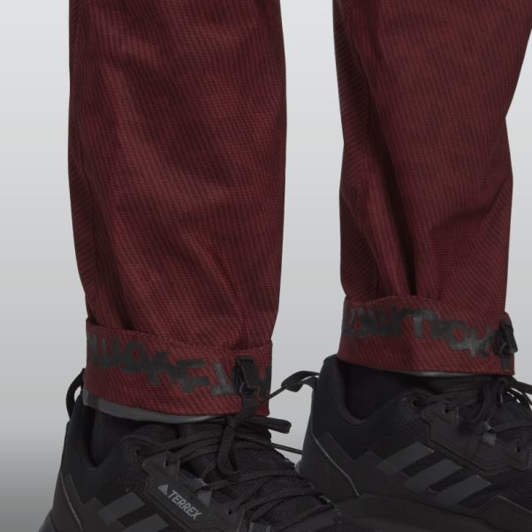 Pantalon De Survêtement Terrex Techrock Rain.rdy Adidas Rouge
