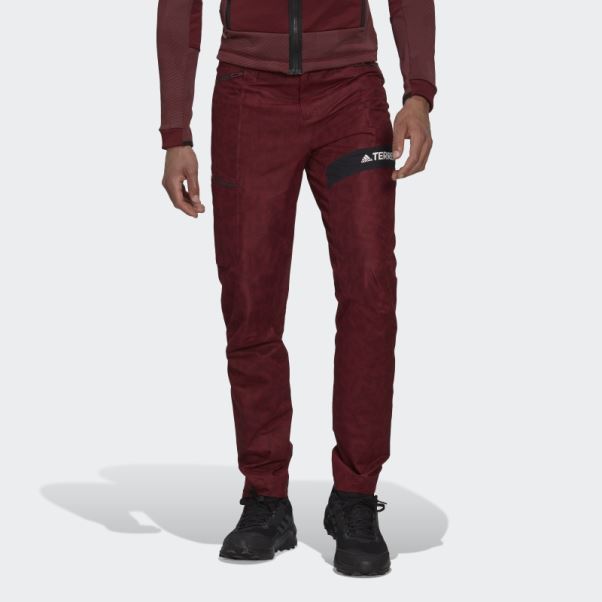 Pantalon Terrex Techrock Rain.rdy Rouge Adidas