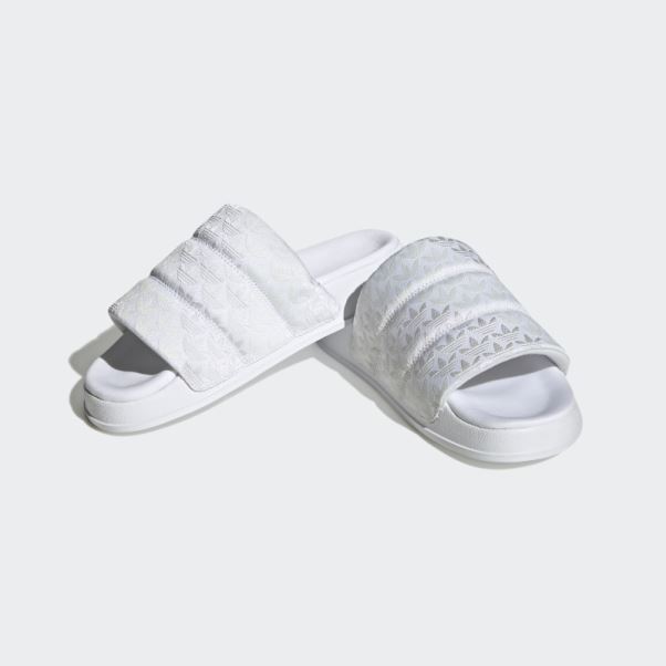 Claquettes Adidas Adilette Essential Blanches