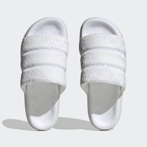 Baskets Adilette Essential Adidas Blanc