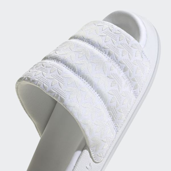 Baskets Adilette Essential Adidas Blanc