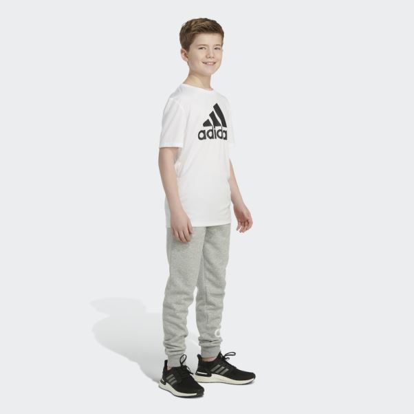 Pantalon De Jogging En Coton Essentials Gris Moyen Adidas