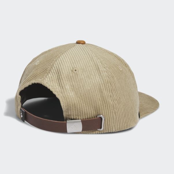 Adidas Casquette En Corde à Cinq Panneaux En Cuir Velours Côtelé De Chanvre