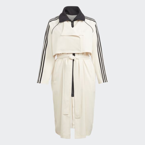 Trench-coat Toujours Original (taille Plus) Blanc Adidas