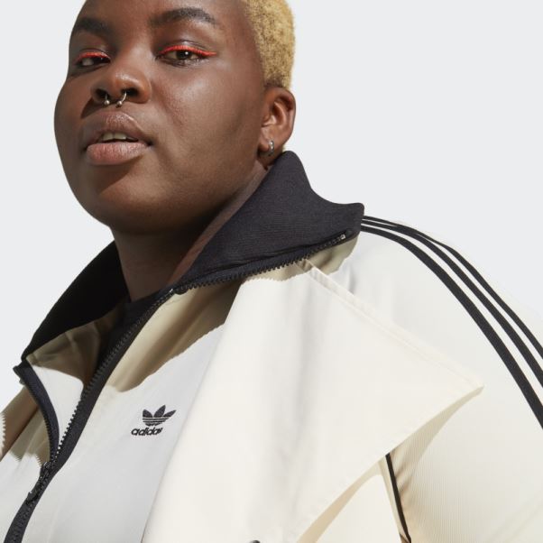 Trench-coat Toujours Original (taille Plus) Blanc Adidas