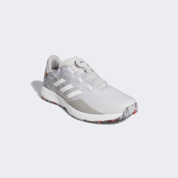 S2g Boa Large Chaussures De Golf Sans Crampons Adidas Gris