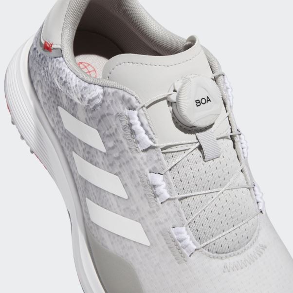S2g Boa Large Chaussures De Golf Sans Crampons Adidas Gris