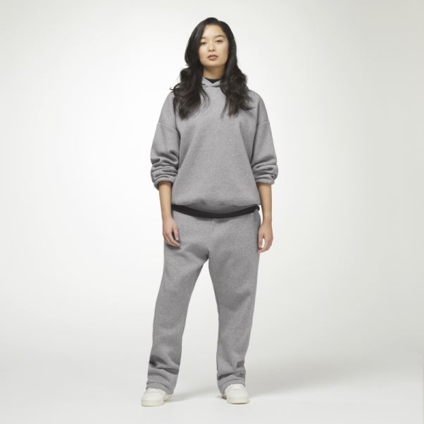 Adidas Basketball Sweat à Capuche Chiné Fashion Dark Oatmeal