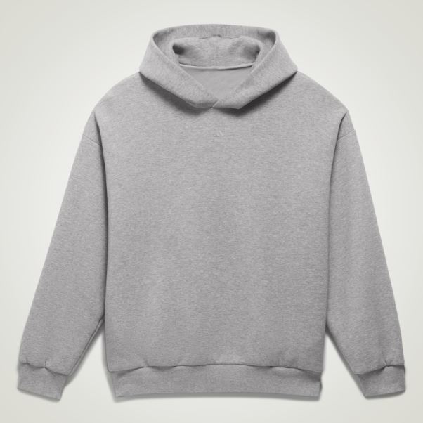 Adidas Basketball Sweat à Capuche Chiné Fashion Dark Oatmeal