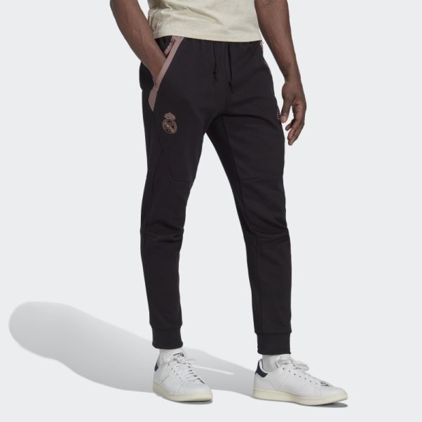 Pantalon De Survêtement De Voyage Real Madrid Adidas Noir